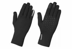 Paire De Gants Longs GripGrab Waterproof Knitted Thermal Noir