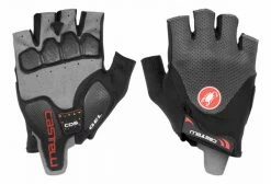 Paire De Gants Courts Castelli Arenberg Gel 2 Gris Noir