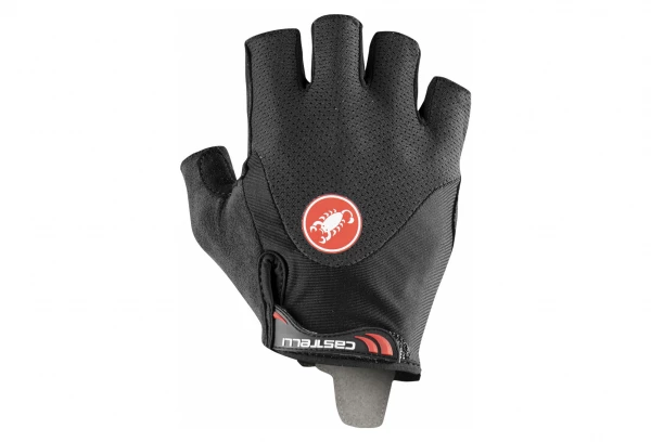 Paire De Gants Courts Castelli Arenberg Gel 2 Gris Noir 8 Paire De Gants Courts Castelli Arenberg Gel 2 Gris Noir – Image 8