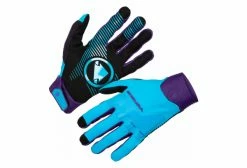 Gants Endura MT500 D3O Bleu Noir