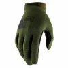 Gants Longs 100% Ridecamp Fatigue / Vert Noir