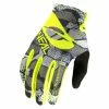 Gants Longs O'Neal MATRIX CAMO V.22 Gris/Jaune Noir / Jaune