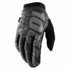 Paire De Gants 100% Brisker Cold Weather Heather Gris Vert / Noir
