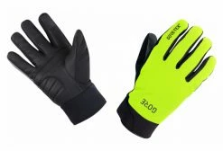 Paire De Gants GORE Wear C5 Gore-Tex Jaune Fluo Noir