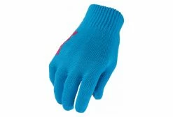 Paire De Gants Longs Supacaz Knitz Bleu Rose Bleu / Rose