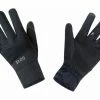 Paire De Gants GORE Wear M Windstopper Wear Thermo Noir