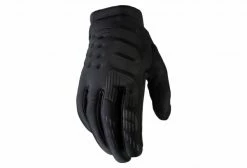 Paire De Gants Femme 100% Brisker Noir / Gris