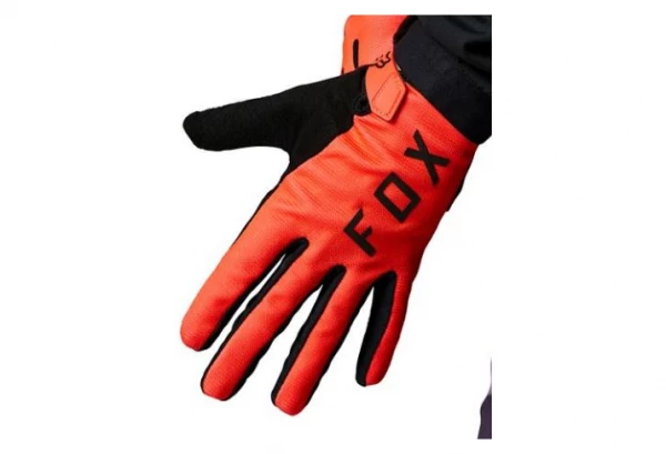 Gants Longs Femme Fox Ranger Gel Orange Gris 3 Gants Longs Femme Fox Ranger Gel Orange Gris – Image 3