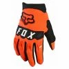 Paire De Gants Longs Enfant Fox Dirtpaw Orange Rouge / Noir