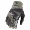 Gants Troy Lee Designs AIR BRUSHED Camo ARMY Vert