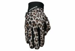 Gants Dharco Leopard Noir/Beige
