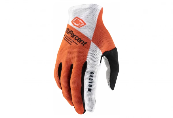 Gants Longs 100% Celium Orange / Blanc 1 Gants Longs 100% Celium Orange / Blanc