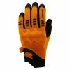 Racer 1927 Gants Longs Racer Gloves Velo Mixte D3O Rock 3 Noir / Orange