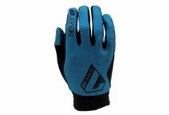 Paire De Gants Longs Seven Project Bleu