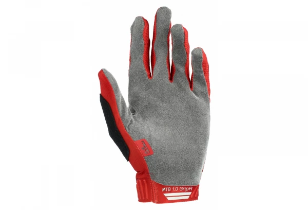 Gants Leatt MTB 1.0 GripR Rouge Chilli 2 Gants Leatt MTB 1.0 GripR Rouge Chilli – Image 2