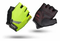 GRIPGRAB Gants Courts PROGEL Jaune Fluo Blanc