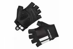 Paire De Gants Courts Femme Endura FS260-Pro Aerogel II Noir Blanc / Noir