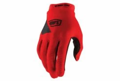 Gants Longs Enfant 100% Ridecamp Rouge Rouge / Noir
