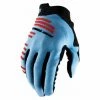 Gants Longs 100% R-Core Bleu / Rouge Noir