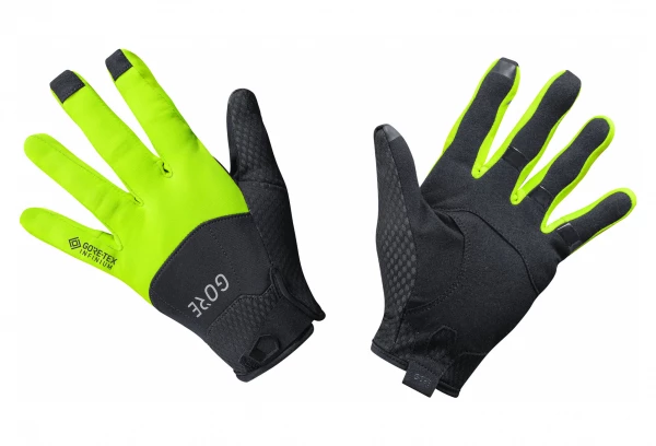 Paire De Gants Long GORE Wear C5 Gore-Tex Infinium Noir Jaune Fluo 1 Paire De Gants Long GORE Wear C5 Gore-Tex Infinium Noir Jaune Fluo