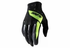 Gants Longs 100% Celium 2 Noir / Jaune Fluo