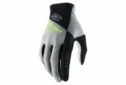 Gants Longs 100% Celium Vapor / Lime Noir / Gris