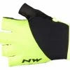 Paire De Gants Courts Northwave Fast Grip Jaune / Noir