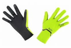 Gants Extensibles Gore Wear M GTX INFINIUM Jaune Fluo Noir