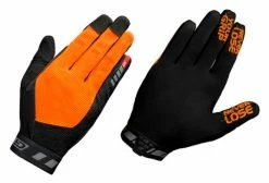 Gants Longs GripGrab Vertical Noir Orange Noir / Orange