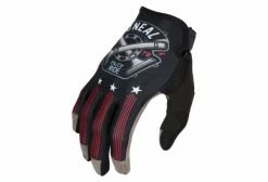 Gants Longs O'Neal Mayhem Piston V.23 Noir / Blanc / Rouge