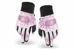 Paire De Gants Longs Loose Riders Tie Dye Rose