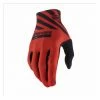 Gants Longs 100% Celium Racer Rouge Gris / Noir