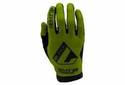 Paire De Gants Longs Seven Transition Vert Bleu / Noir