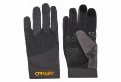 Gants Longs Oakley Drop In MTB Forged Iron / Gris