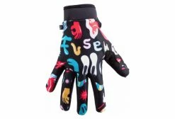 Fuse Protection Gants Longs Fuse Chroma Glove Crazy Snake Noir Noir / Violet / Rose