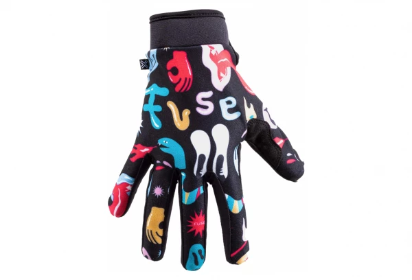 Fuse Protection Gants Longs Fuse Chroma Glove Crazy Snake Noir Noir / Violet / Rose 1 Fuse Protection Gants Longs Fuse Chroma Glove Crazy Snake Noir Noir / Violet / Rose