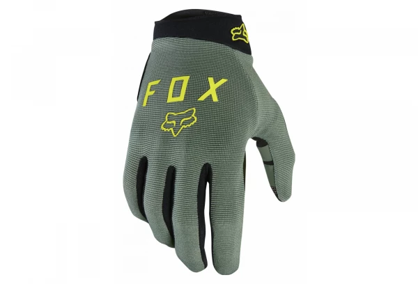 Gants Longs Fox Ranger Gel Dark Marron Vert / Noir 5 Gants Longs Fox Ranger Gel Dark Marron Vert / Noir – Image 5