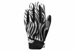 Paire De Gants Longs Enfant Racer 1927 GP Style Noir / Blanc