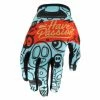 Gants Evolve Passion Cyan / Rouge Rouge / Blanc