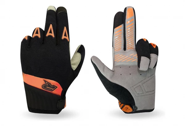Racer 1927 Gants Longs Racer Gloves Gants Rock D3O Noir / Orange 1 Racer 1927 Gants Longs Racer Gloves Gants Rock D3O Noir / Orange