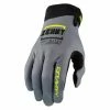 Gants Longs Kenny Gravity Gris / Jaune Fluo Blanc