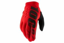 Paire De Gants Femme 100% Brisker Rose / Noir -Gants VTT Soldes Boutique unnamed file 5095