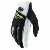 Gants Longs 100% Celium Noir / Blanc / Jaune Fluo