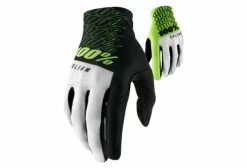 Gants Longs 100% Celium Noir / Blanc / Jaune Fluo -Gants VTT Soldes Boutique unnamed file 5103