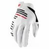 Paire De Gants 100% R-Core Argent Argent / Noir