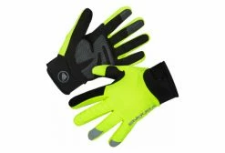 Gants Longs Endura Strike Jaune Fluo Noir