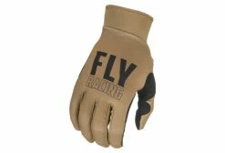 Fly Racing Gants Fly Pro Lite 2021 Khaki/ Noir Gris / Noir