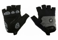 Paire De Gants Courts Spiuk Top Ten MTB Gris Noir