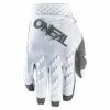 Paire De Gants Longs O'Neal Prodigy Race Blanc / Gris