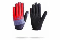 Gants Longs BBB LiteZone Gris Rouge Rouge / Gris